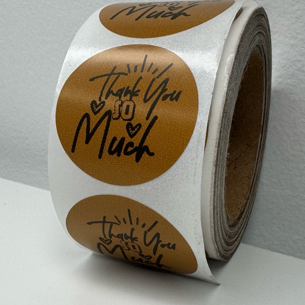 Thank You so much Sticker | shipping supplies sticker labels new - Picture 1 of 13